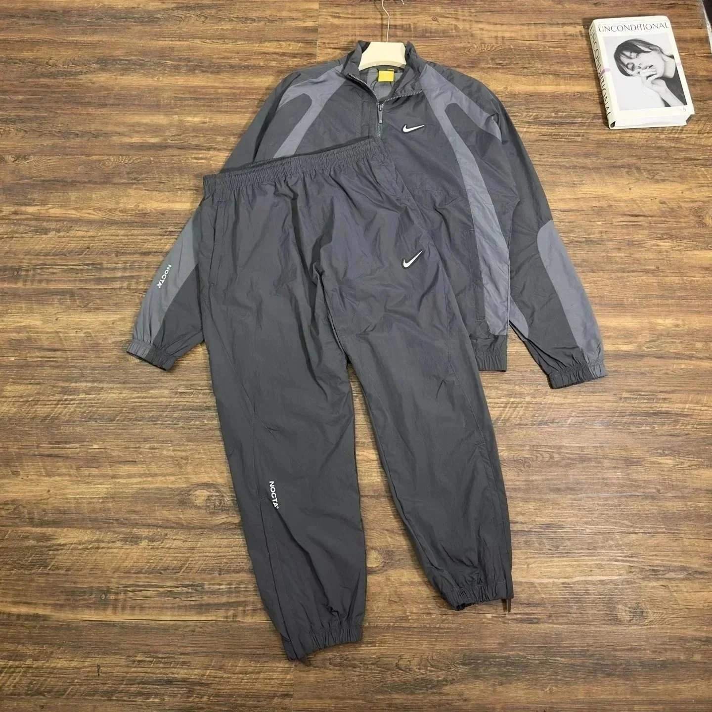 Grey windbreaker set