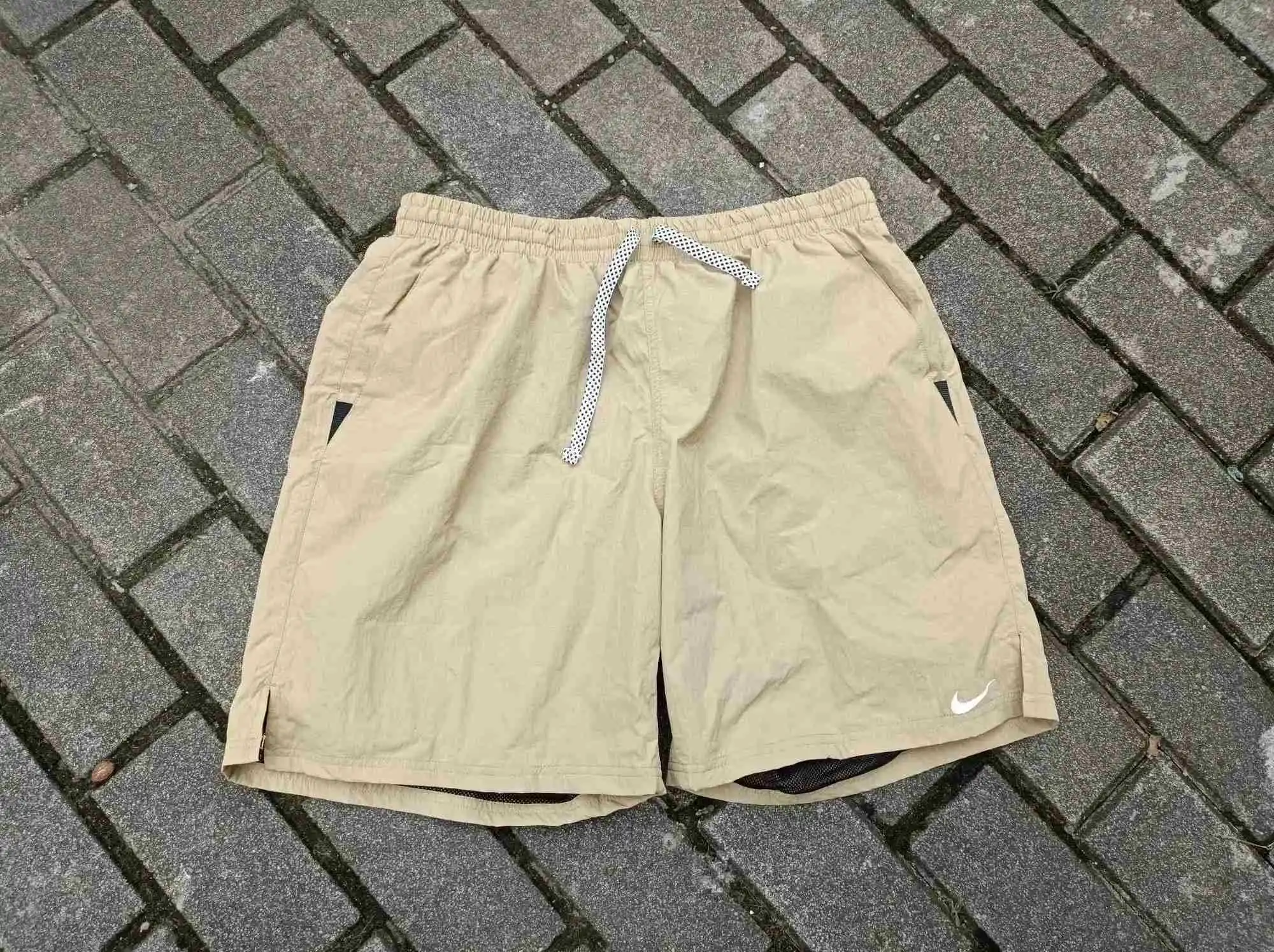Shorts - khaki color