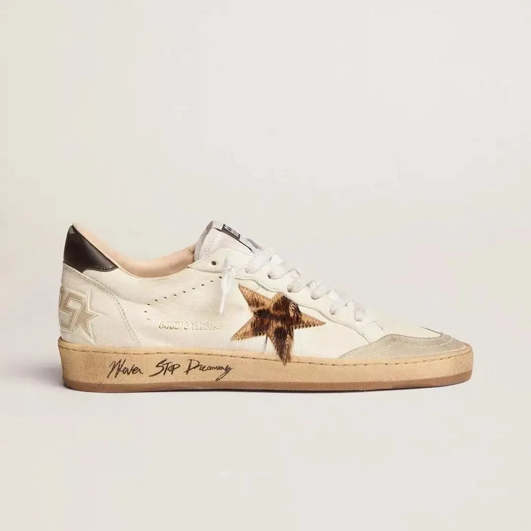 Black tailed leopard print star