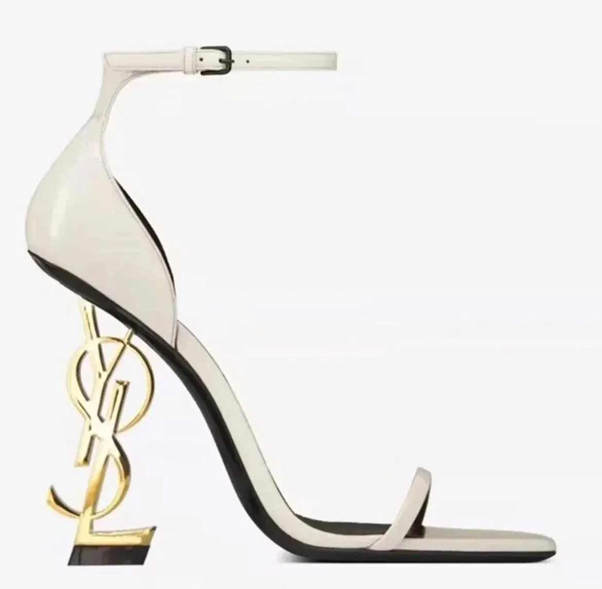 17 white gold and silver heels