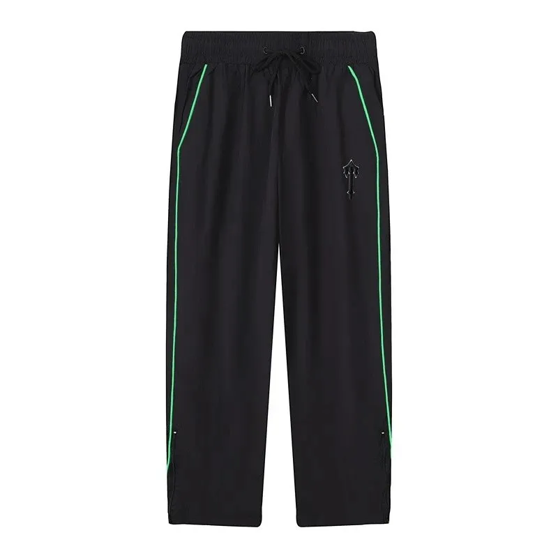 3104 black and green pants
