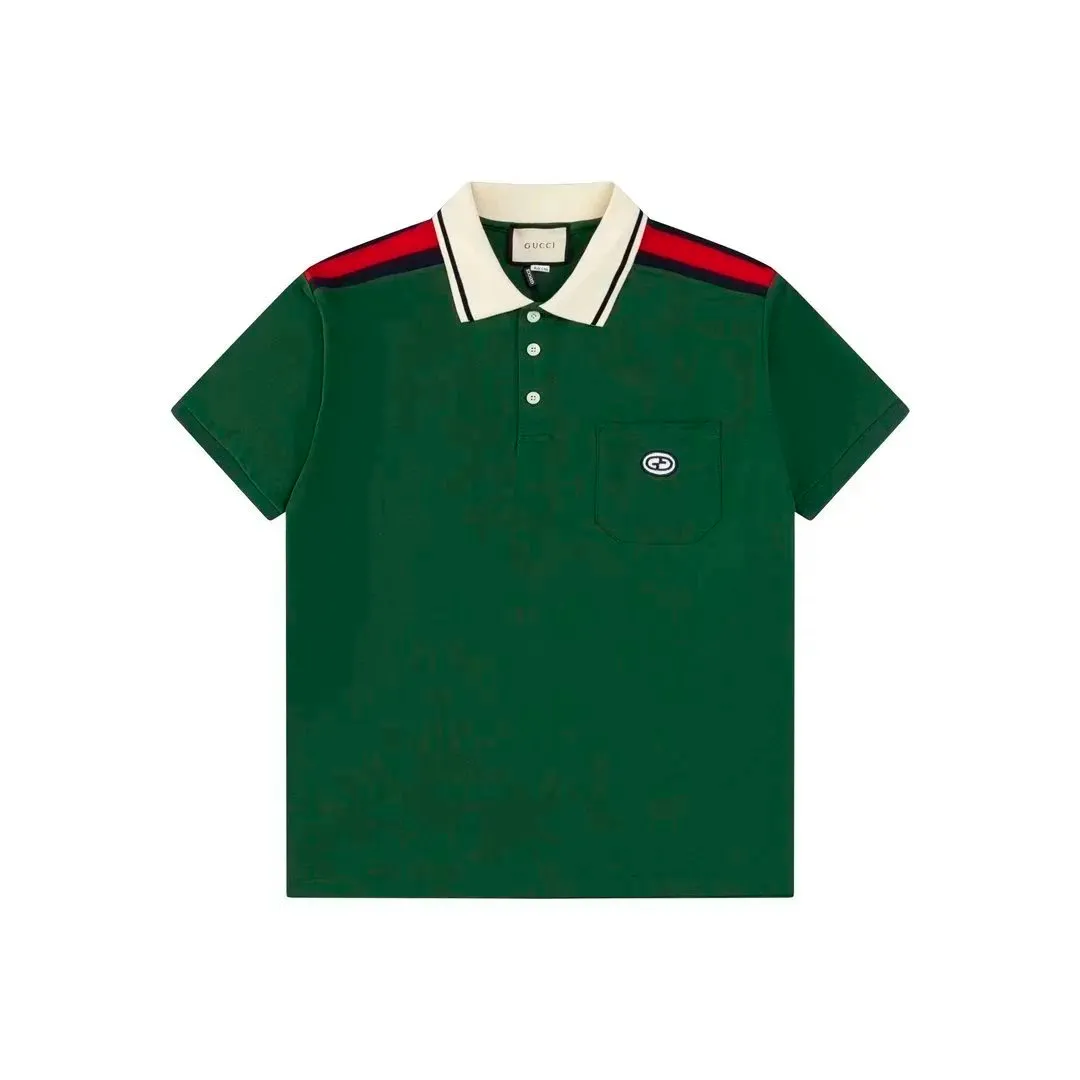 Green background with red and black shoulders 002