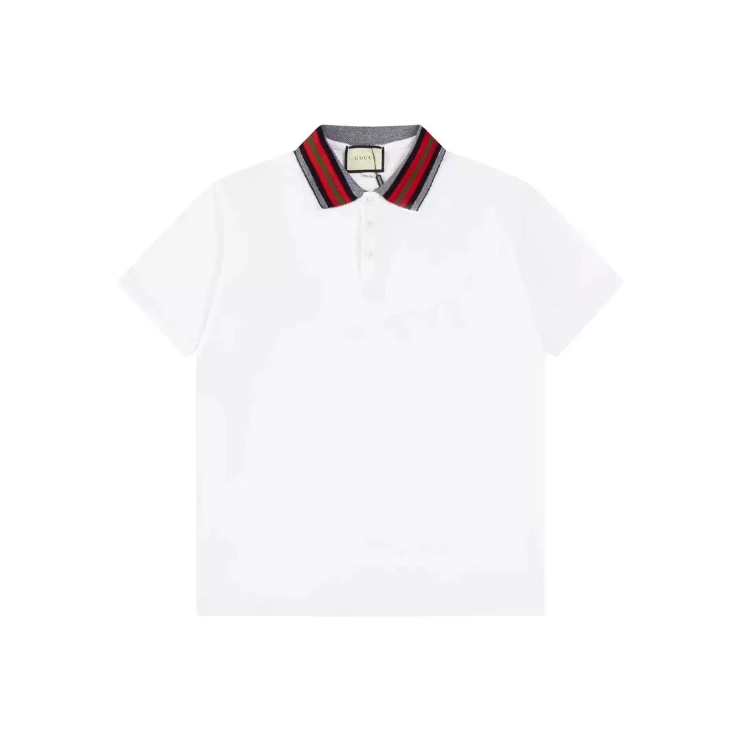 White, red, green, gray collar 002