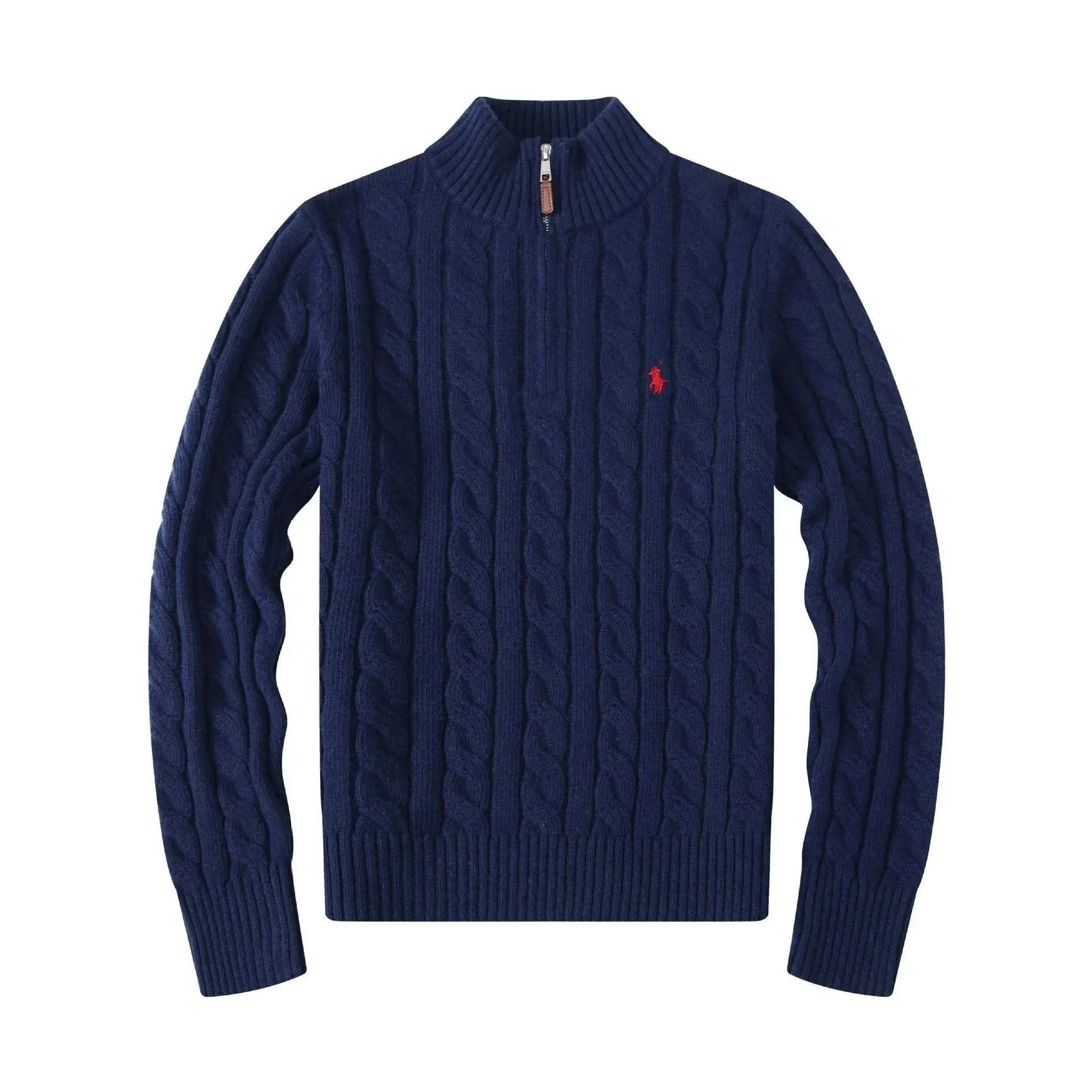 Zipper in navy blue