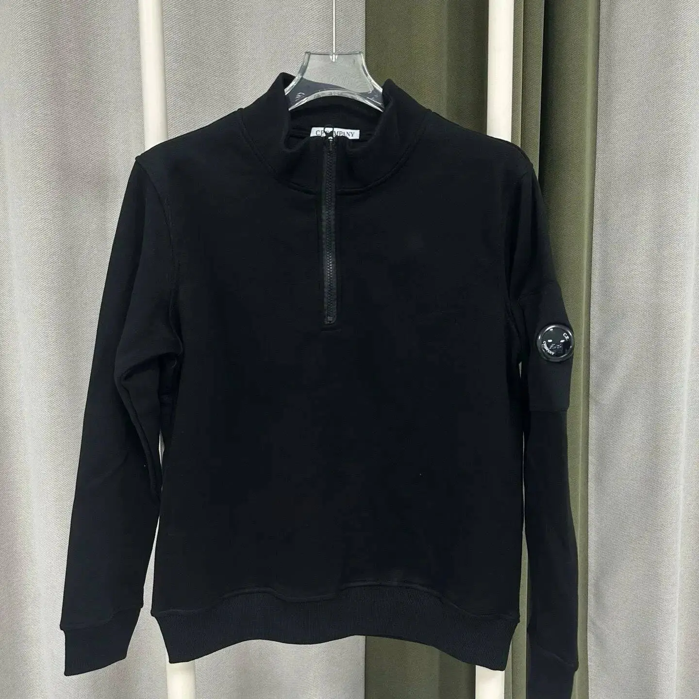 卫衣-半拉链黑色（加绒）