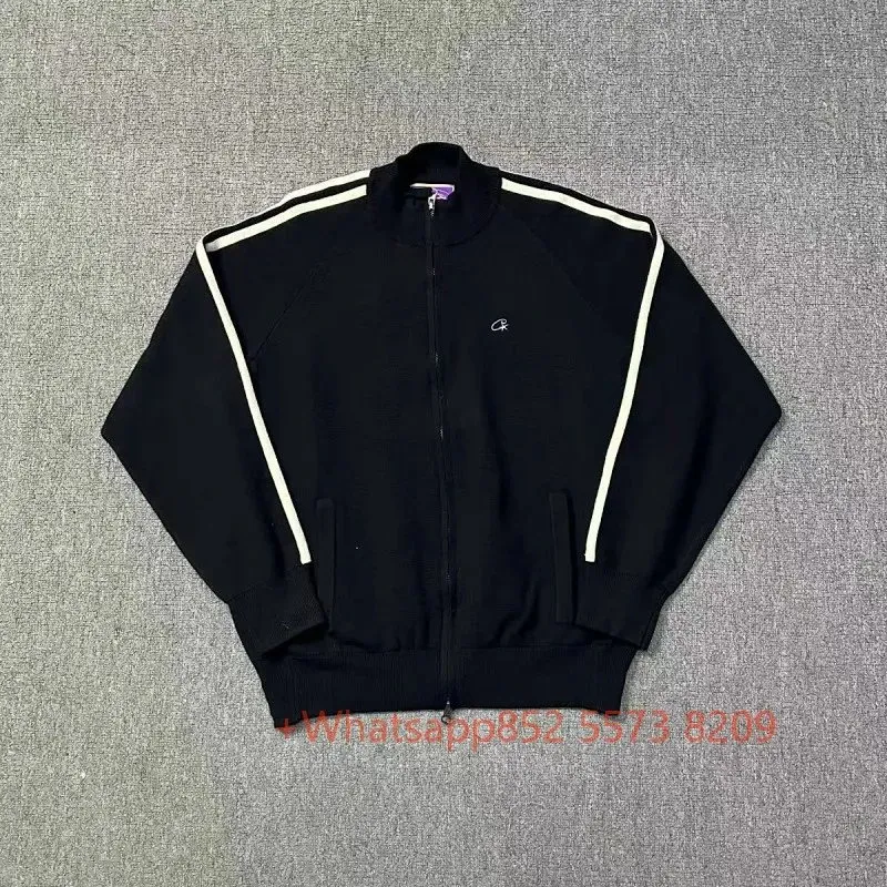 Black and white striped sweater