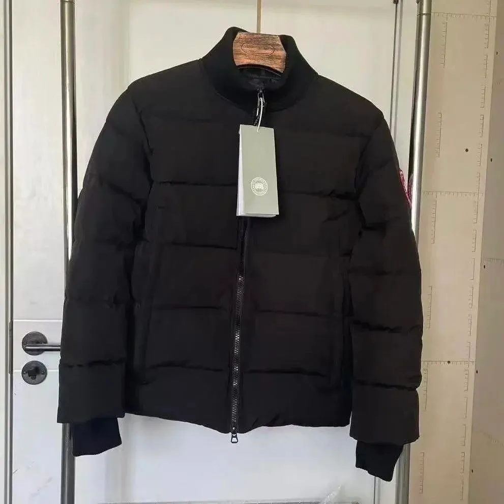 Canada goose无帽黑色<70%白绒（羽绒服）